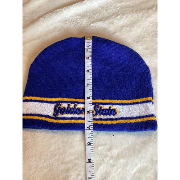 Golden State Warriors Retro Beanie Winter Hat Colosseum Athletics - Picture 6 of 7